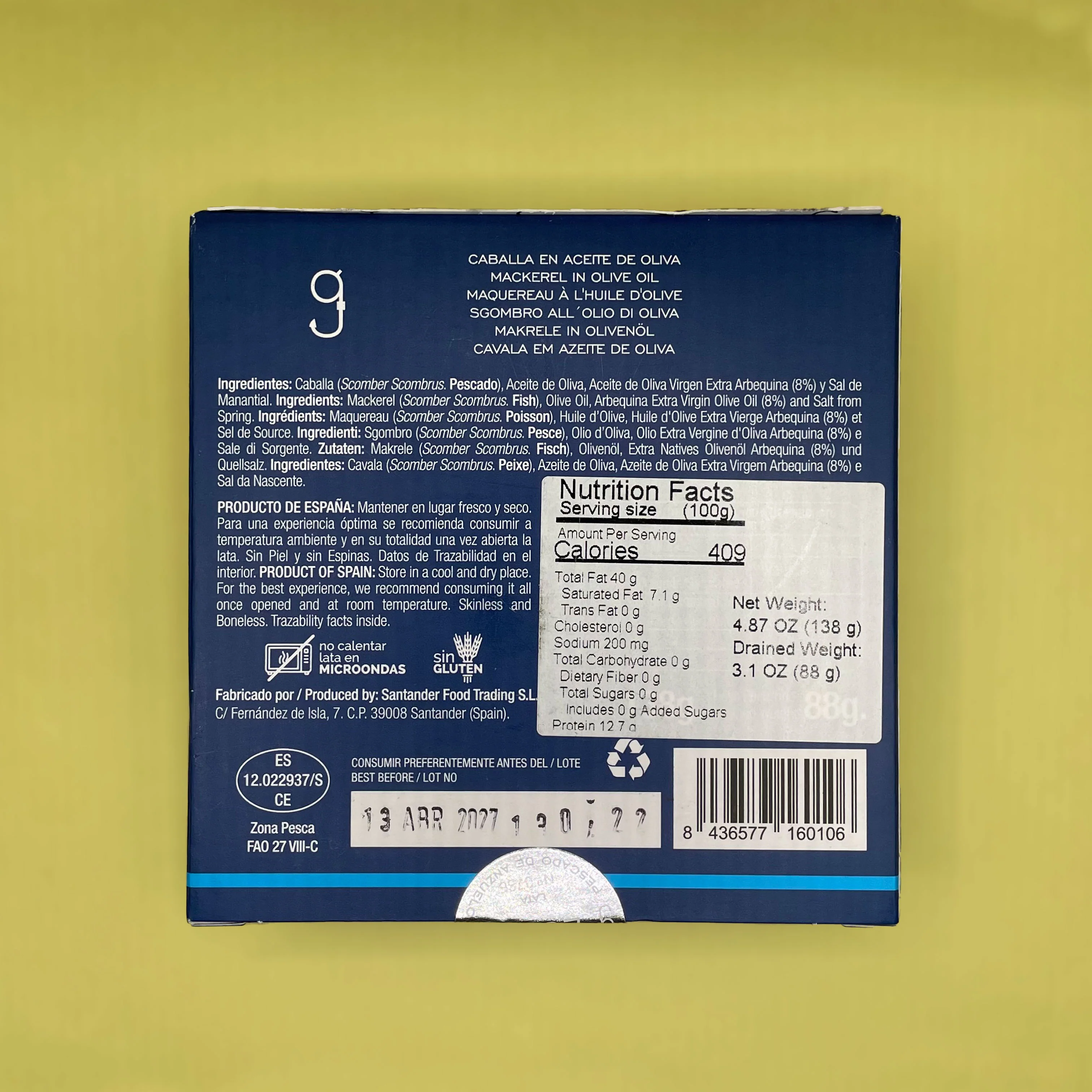 Artesanos Alalunga Mackerel in Olive Oil - Image 5