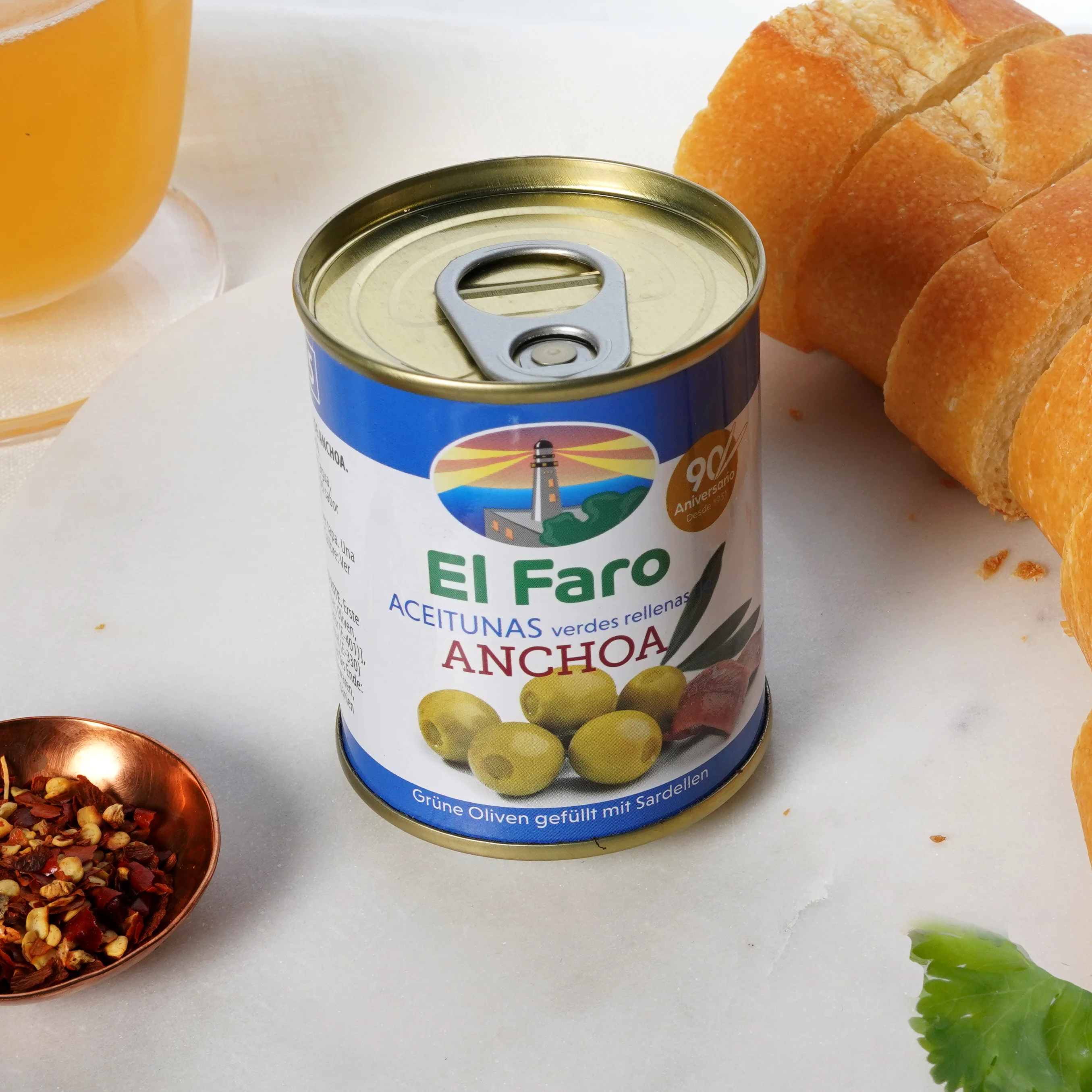 El Faro Manzanilla Olives Stuffed with Anchovy