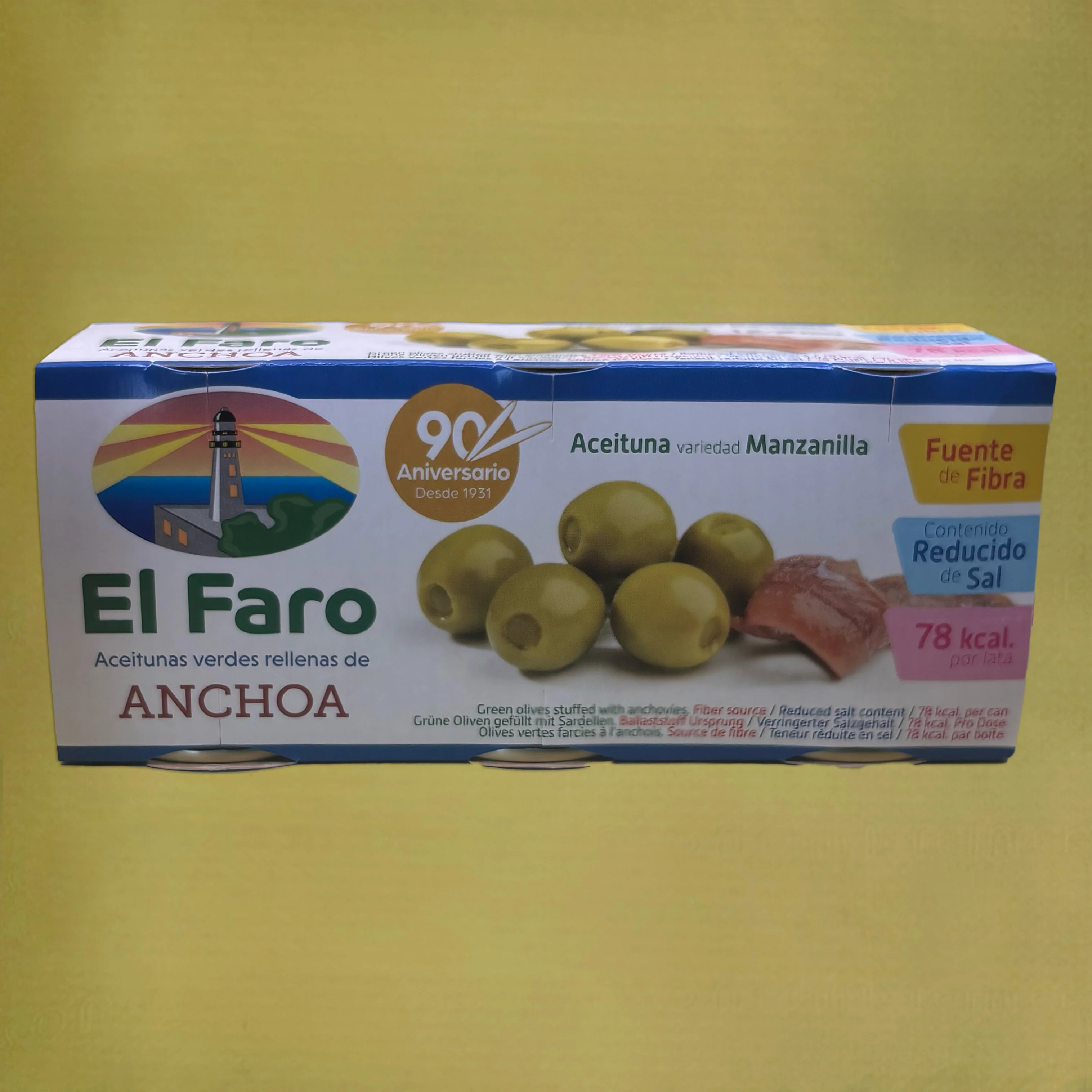 El Faro Manzanilla Olives Stuffed with Anchovy - Image 5
