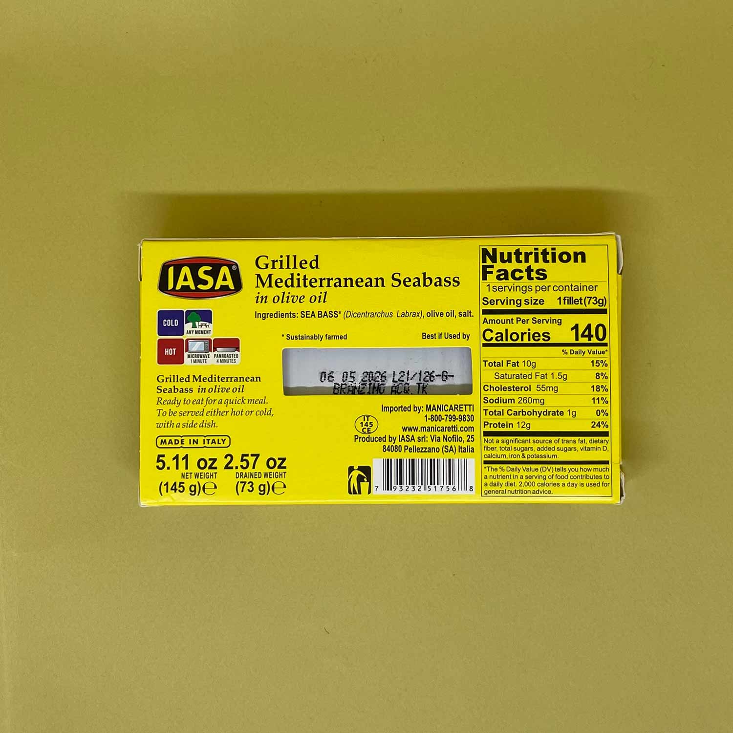 IASA Branzino Grilled Sea Bass in Olive Oil - Image 6
