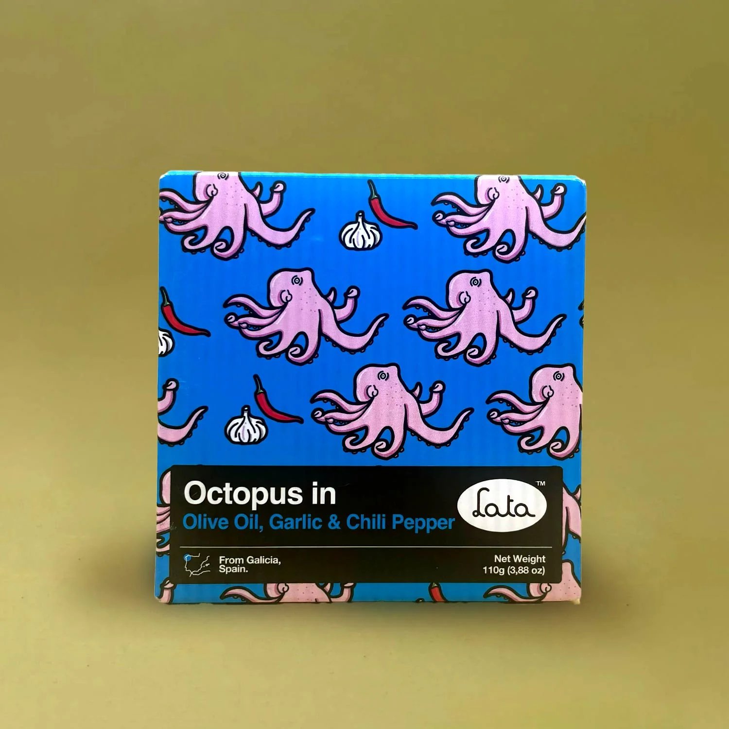 Lata Octopus Tentacles in Olive Oil, Garlic and Chili Pepper